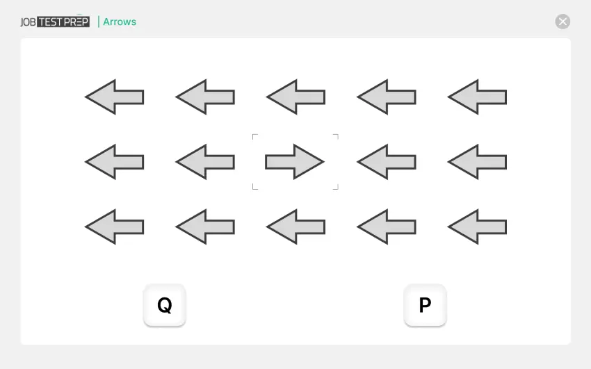 Beispiel im Stil von Arctic Shores' Arrows Test